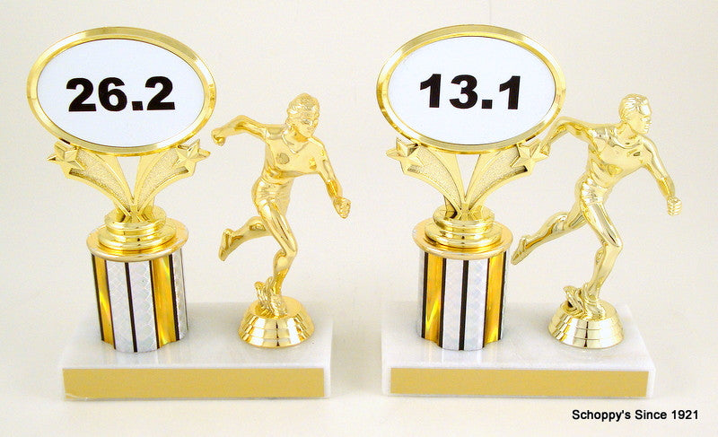 Distance Running Trophy With Runner Figure-Trophy-Schoppy&