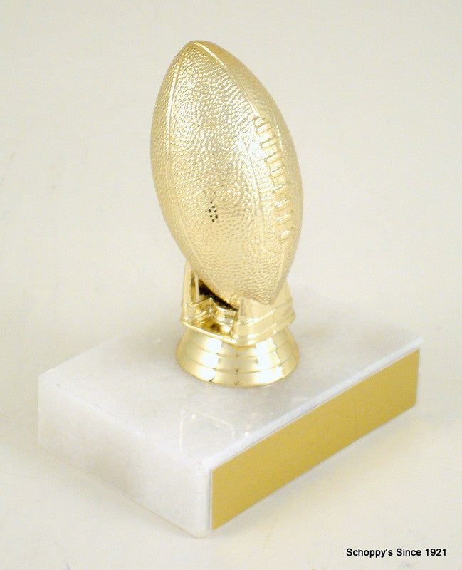 Small Football Trophy on Marble-Trophy-Schoppy&