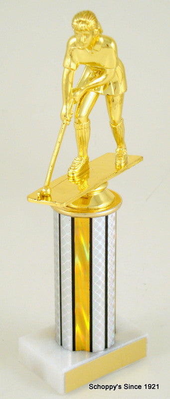 Field Hockey Trophy With Round Column-Trophy-Schoppy's Since 1921