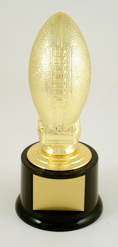 Large Football Trophy on Black Round Base-Trophy-Schoppy's Since 1921