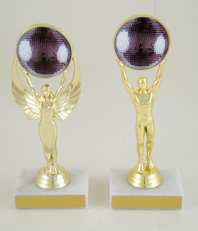 2D Disco Ball on Victory Riser-Trophy-Schoppy&