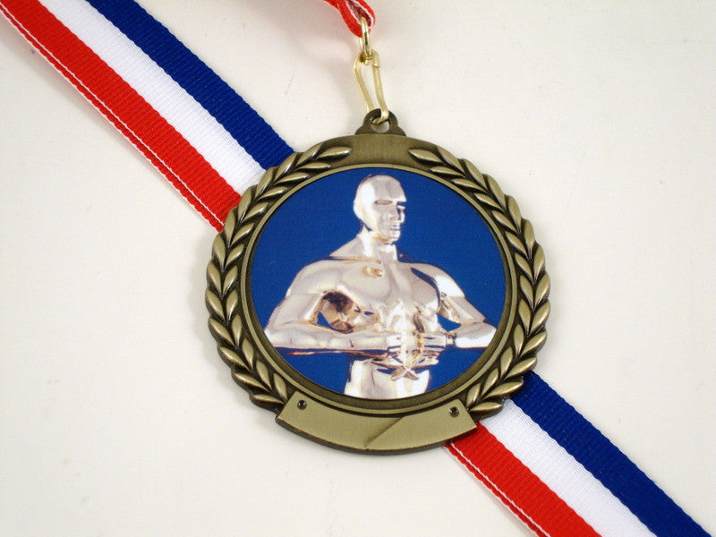Achievement Medal With Figure-Medals-Schoppy&