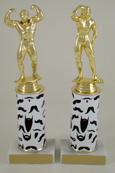 Underarm Hair Beard and Mustache Column Trophy-Trophies-Schoppy's Since 1921