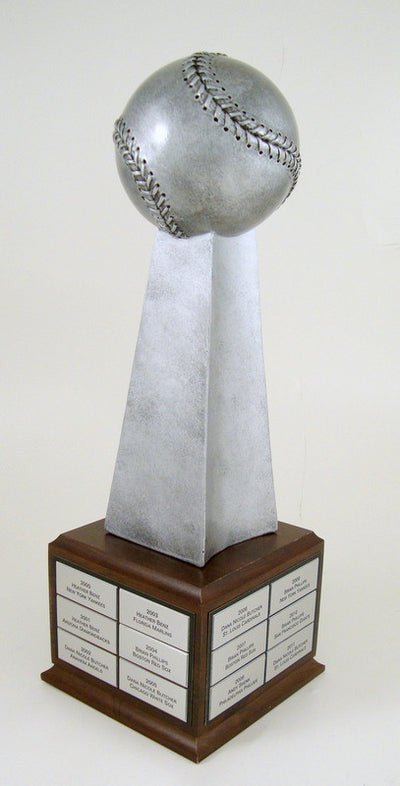 Baseball Championship Large Resin Trophy On Perpetual Base-Trophy-Schoppy's Since 1921