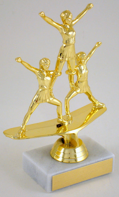 Cheerleading Tripple Action Trophy-Trophy-Schoppy's Since 1921
