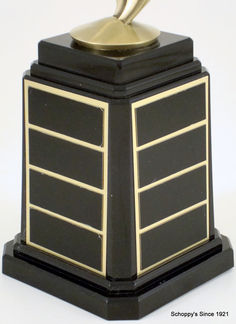 Metal Flame On Tower Base Trophy-Trophy-Schoppy&