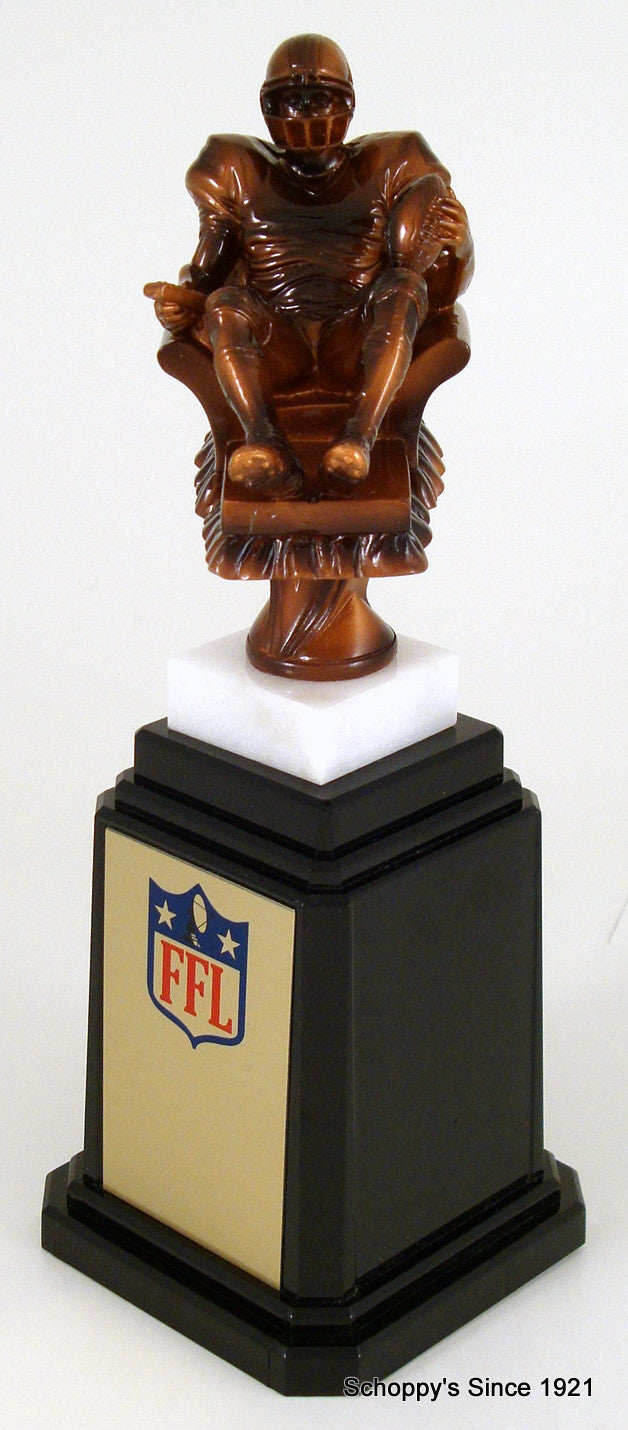 Fantasy Football Recliner On a Tower Base Trophy-Trophy-Schoppy's Since 1921