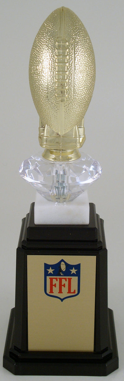 Fantasy Football Football Figure Tower Base Trophy-Trophy-Schoppy's Since 1921