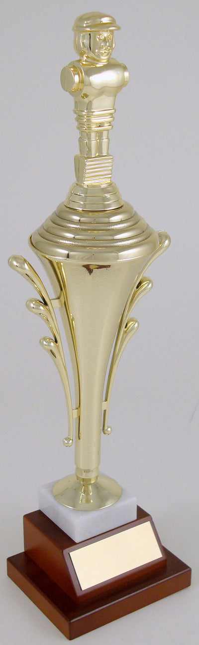 Foosball On Trumpet Cup Riser Trophy-Trophy-Schoppy's Since 1921