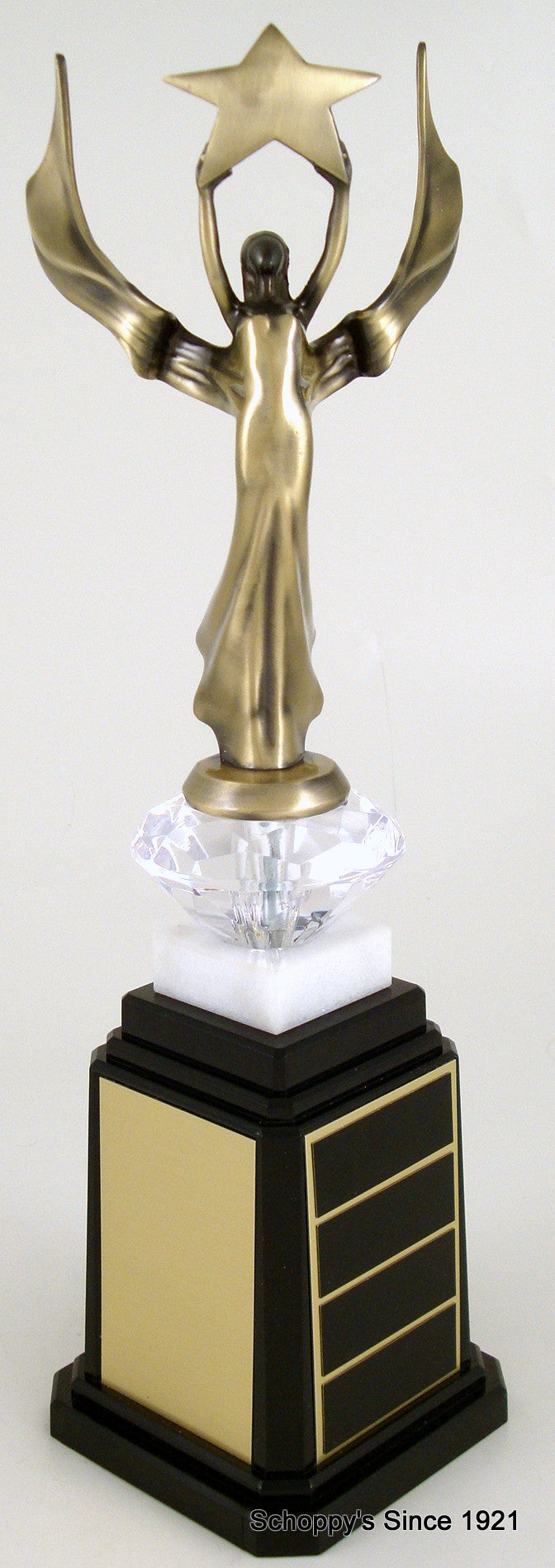 Stellar Victory Figure On Tower Base-Trophy-Schoppy&