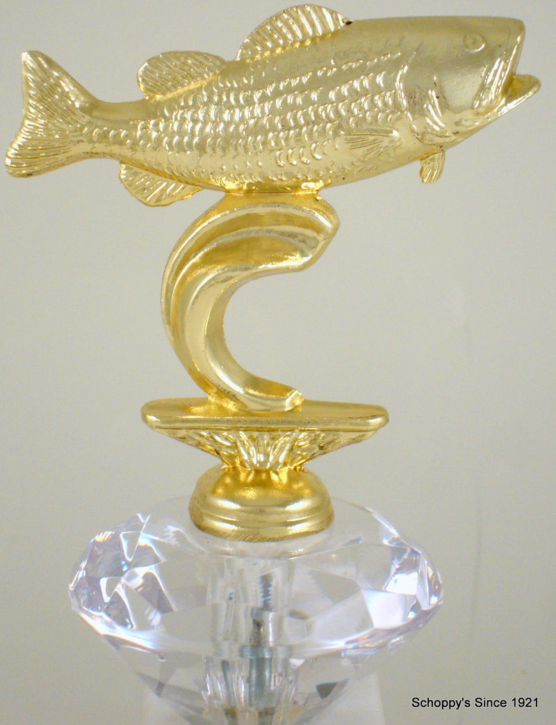 Fish Figure Tower Base Trophy-Trophy-Schoppy&