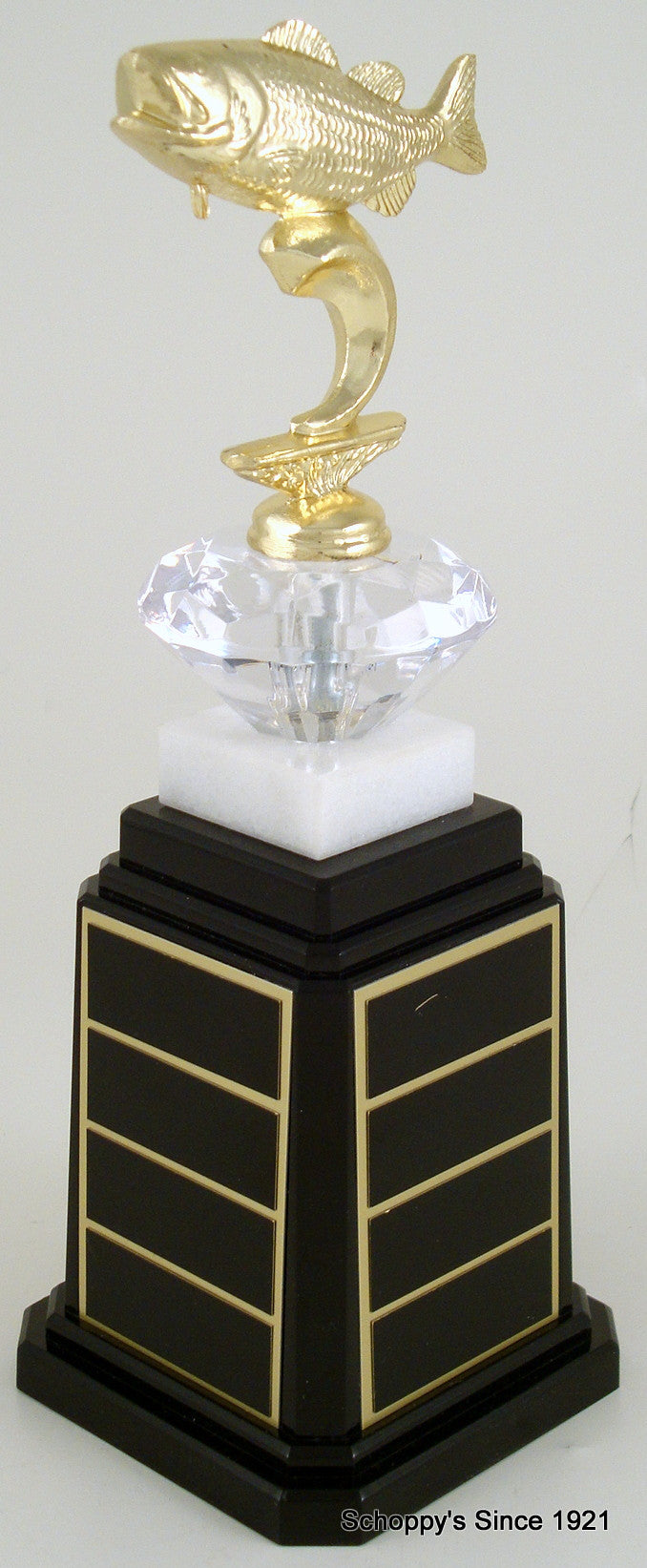 Fish Figure Tower Base Trophy-Trophy-Schoppy&