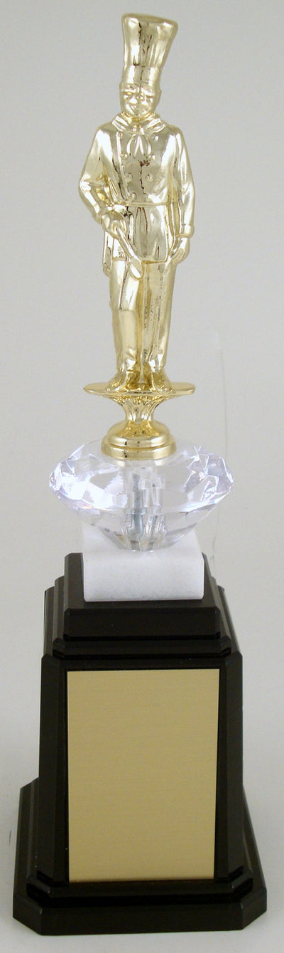 Chef Figure Tower Base Trophy-Trophy-Schoppy's Since 1921