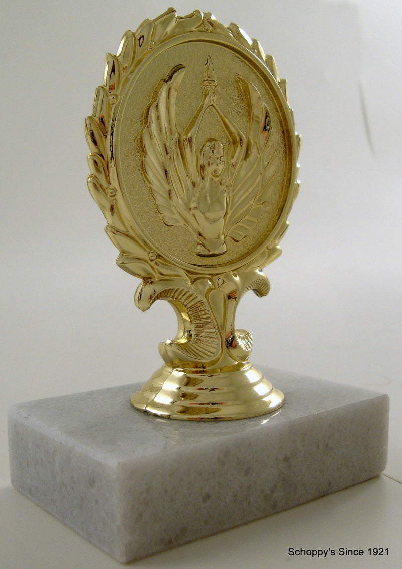 Gramophone Logo Trophy on Marble Base-Trophy-Schoppy&