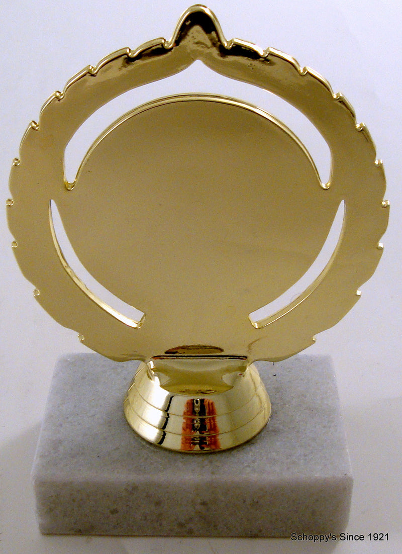 Gramophone Logo Trophy on Marble Base-Trophy-Schoppy&