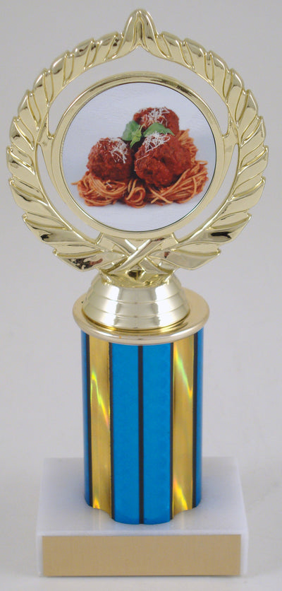 Meatball Column Trophy-Acrylic-Schoppy's Since 1921