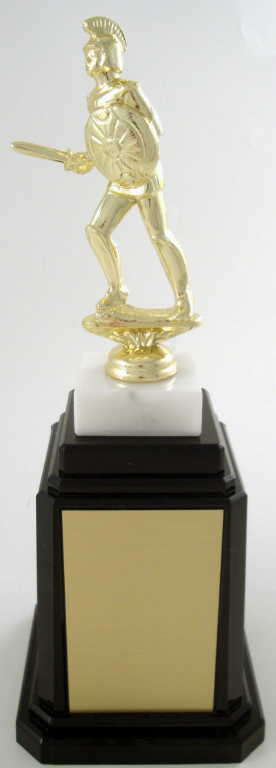 Trojan Figure Tower Base Trophy-Trophy-Schoppy's Since 1921