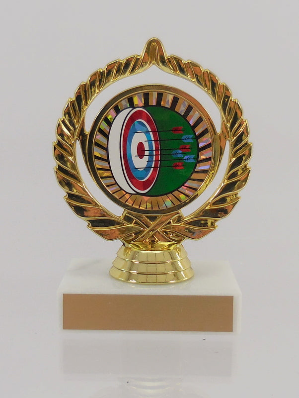 Archery Logo Trophy on Marble Base-Trophy-Schoppy&
