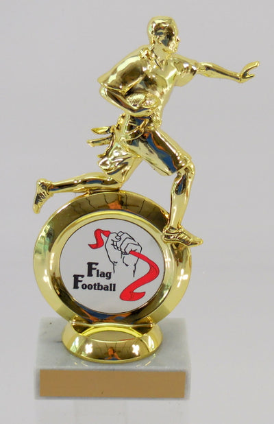 Flag Football Logo Insert Figure Trophy-Trophy-Schoppy's Since 1921