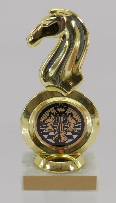 Chess Logo Insert Figure Trophy-Trophy-Schoppy's Since 1921