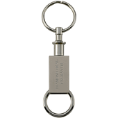 Detachable Silver-Tone Key Chain-Key Chain-Schoppy&