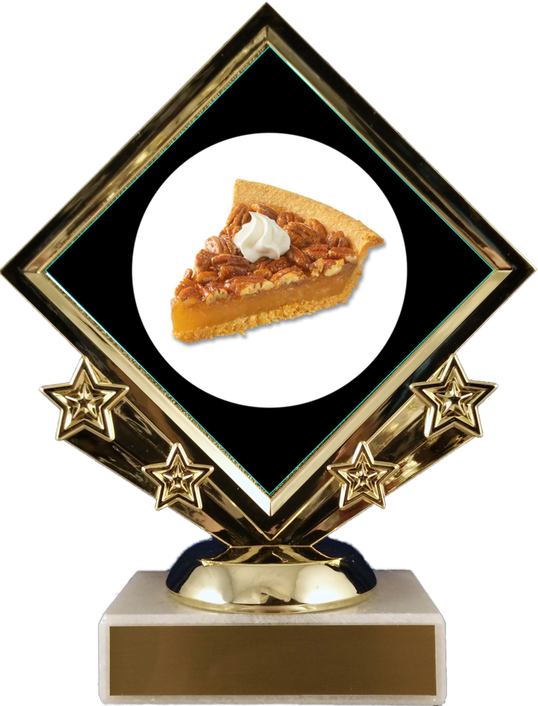 Pie Logo Diamond Trophy-Trophy-Schoppy&