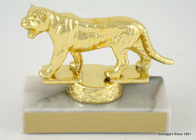 Tiger Dye Cast Trophy on Genuine Marble Base-Trophies-Schoppy&