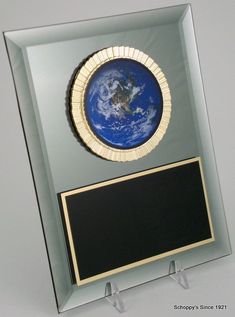 Earth Day Logo Mirror Plaque-Plaque-Schoppy&