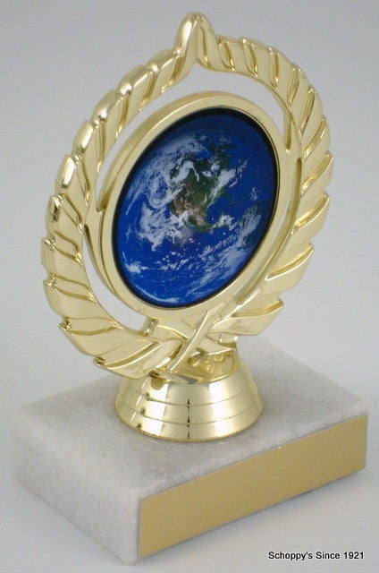 Earth Day Logo Trophy-Trophies-Schoppy&