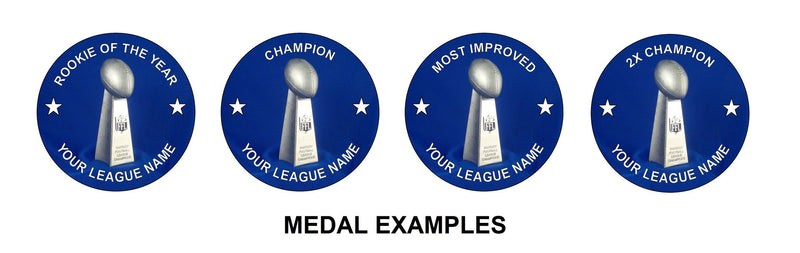 Fantasy Football Custom Message Medal-Medals-Schoppy&