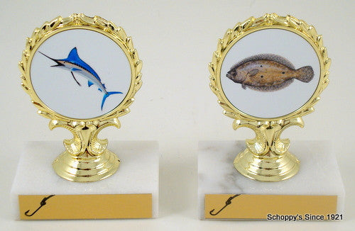 Fish Logo Trophy-Trophies-Schoppy's Since 1921