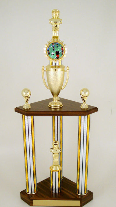 Foosball 3 Column Champion Trophy-Trophy-Schoppy's Since 1921