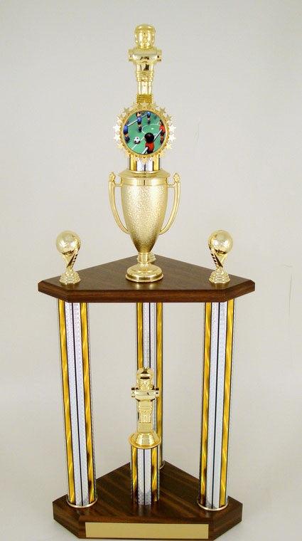 Foosball 3 Column Champion Trophy-Trophy-Schoppy&