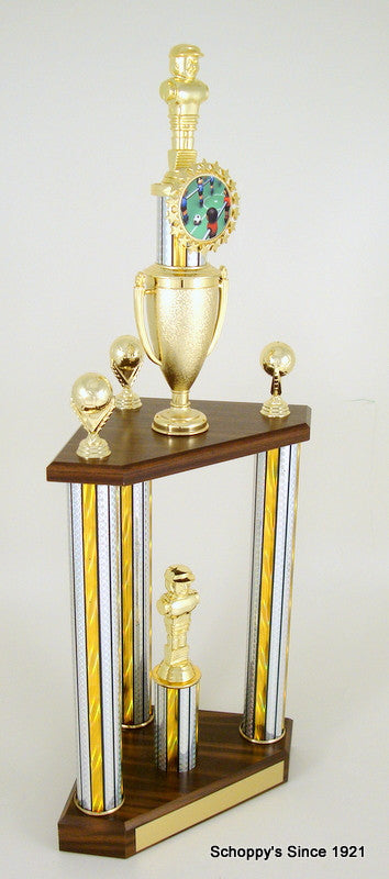 Foosball 3 Column Champion Trophy-Trophy-Schoppy&