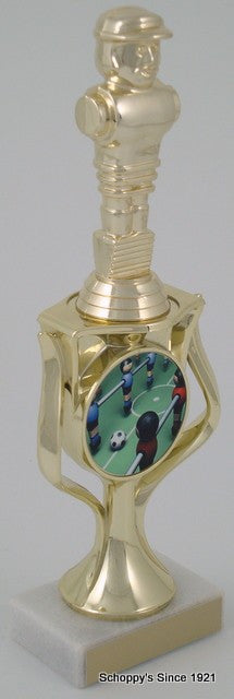 Foosball Trophy with Logo in Riser-Trophies-Schoppy&