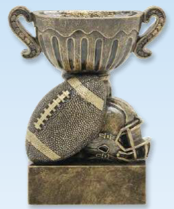 Football Sport Cup Resin Trophy-Trophies-Schoppy's Since 1921
