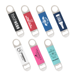 Bottle Opener with Silicone Grip, Black, Red, Blue, Navy, White, Pink & Teal-Polar Camel-Schoppy's Since 1921