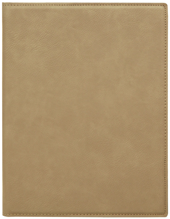 Laserable Leatherette Portfolio with Notepad-Leather-Schoppy&