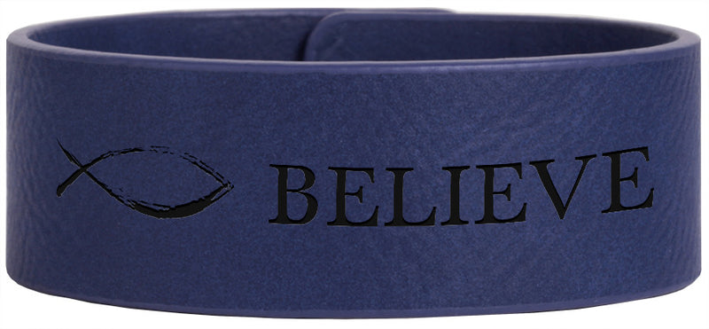 Laserable Leatherette Cuff Bracelet-Gift-Schoppy&