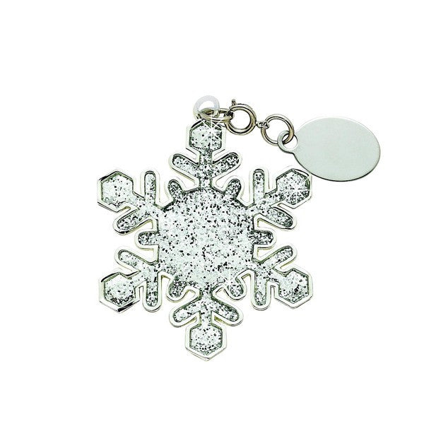 Glitter Galore White Snowflake Ornament-Gift-Schoppy&