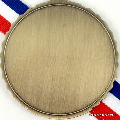 Gold Medal with King Neptune Pool Logo Stars-Medals-Schoppy&