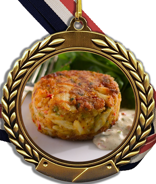 Crustaceans Cake Logo Medal-Medals-Schoppy&
