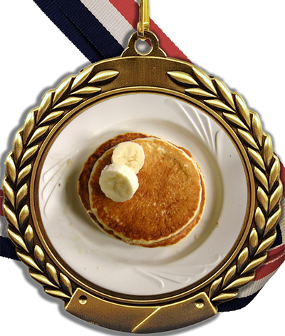 Pancake Logo Medal-Medals-Schoppy's Since 1921