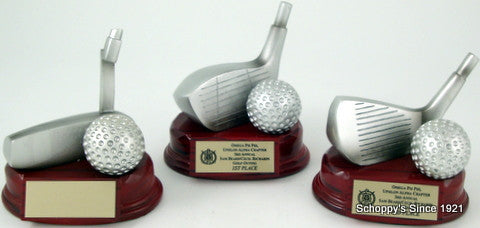 Golf Trophy Driver Resin-Trophies-Schoppy&