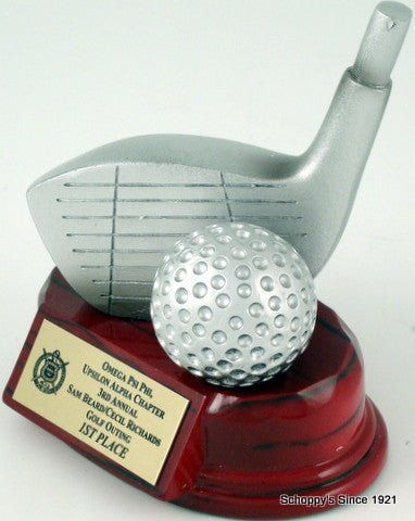 Golf Trophy Driver Resin-Trophies-Schoppy&