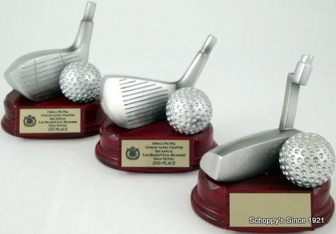 Golf Trophy Wedge Resin-Trophies-Schoppy&