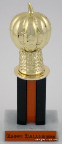 Halloween Pumpkin Sidewinder Trophy-Trophies-Schoppy&