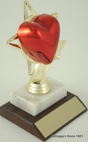 Heart Star Trophy-Trophies-Schoppy&
