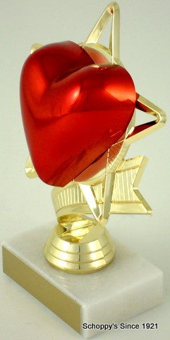 Heart Star Trophy-Trophies-Schoppy&