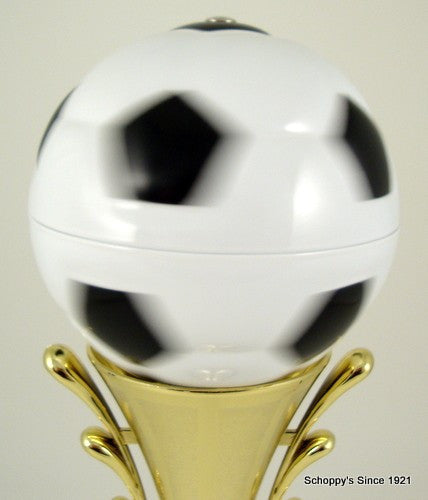 Medium Spinning Soccer Ball-Trophies-Schoppy&